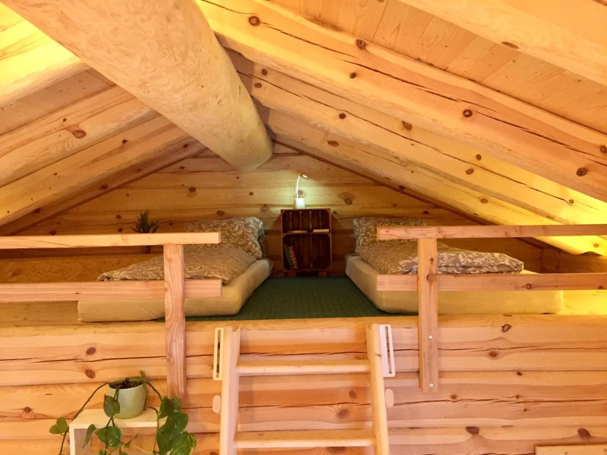 Oberschützen Blockhaus Chalet Mit Beheizbarem Badefass Und Infrarotsauna Auf Der Terrasse מראה חיצוני תמונה